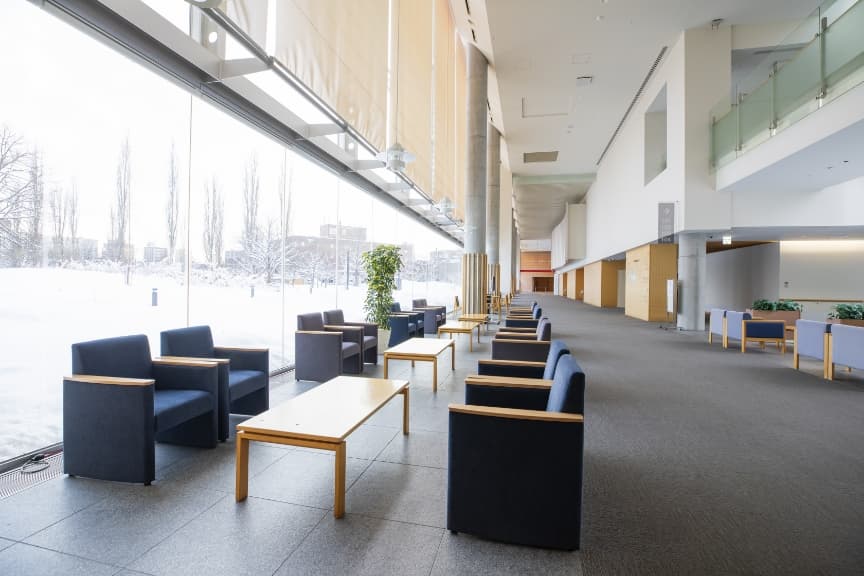 休憩スペースの写真