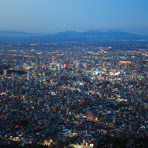写真：札幌の夜景